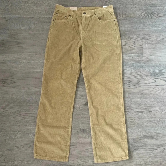 Levi’s Low Pro Corduroy Jeans - Size 29x30 - Light Brown - NWT - Picture 1 of 11